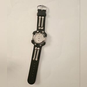 NWT DEADSTOCK Cyberpunk 90s vintage Watch Leather Unisex burningman Rave